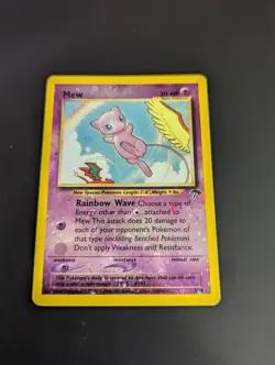 MEW 1/18 Southern Island Promo Reverse Holo Pokemon Card LP - Image 1