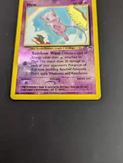 MEW 1/18 Southern Island Promo Reverse Holo Pokemon Card LP - Image 3