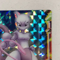 Pokemon Carddass Mew & Mewtwo No.03 Zukan Card Prism Holo Rare from Japan - Image 3
