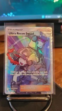 Pokemon TCG Ultra Recon Squad 131/131 Full Art SM Forbidden Light Holo Card - Image 1