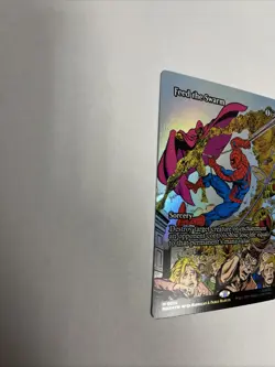 Feed The Swarm Borderless Spider-Man Foil MTG - Image 5