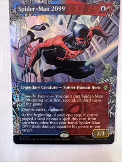 Magic MTG - Spider-Man 2099 (0216) (Borderless) Foil - Marvel's Spider-Man - Image 1