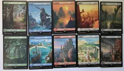 MTG - Assassin’s Creed - Full Art Land Set of 10 Nonfoil - Image 1