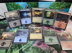 Magic the Gathering 500 Basic Lands Lot NM/LP MTG Bulk - Image 2