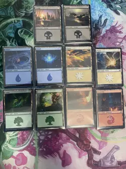 Magic the Gathering 500 Basic Lands Lot NM/LP MTG Bulk - Image 3