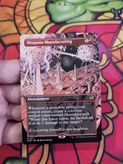 Weapons Manufacturing (Borderless) Edge of Eternities MTG NM - Image 1