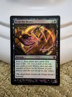Read the Bones x1 FOIL 2013 Theros NM MTG - Image 1
