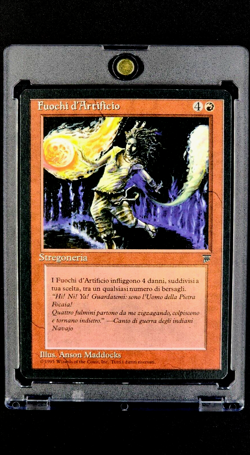 1995 MTG Magic The Gathering Italian Legends Fuochi d'Artificio Pyrotechnics NM - Image 1