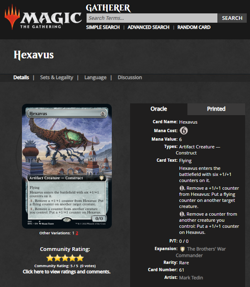 2022 MtG Magic the Gathering BRC 61 Hexavus Ext Art PSA 9 POP 1 *Highest Graded* - Image 4