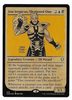 MTG Jon Irenicus, Shattered One Showcase FOIL Battle for Baldur's Gate (CLB) 425 - Image 3