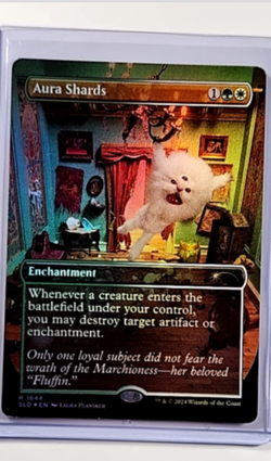 2024 MTG Magic the Gathering Secret Lair Drop Borderless Foil #1644 Aura Shards - Image 1