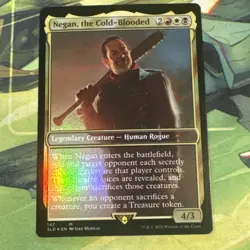 Negan, The Cold-Blooded NM Foil Secret Lair Magic The Gathering MTG - Image 1