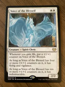 MTG Voice of the Blessed Innistrad: Crimson Vow 044/277 Regular Rare - Image 1