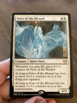 MTG Voice of the Blessed Innistrad: Crimson Vow 044/277 Regular Rare - Image 3