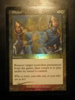 mtg magic flicker urza's destiny FOIL ENGLISH clignotement destine d'urza - Image 1