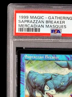 1999 MTG Magic The Gathering Mercadian Masques 98 Saprazzan Breaker PSA 10 POP 1 - Image 5