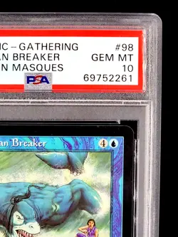 1999 MTG Magic The Gathering Mercadian Masques 98 Saprazzan Breaker PSA 10 POP 1 - Image 6