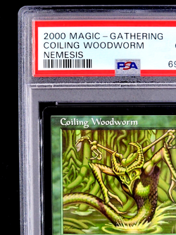 2000 MtG Magic the Gathering Nemesis #103 Coiling Woodworm Uncommon PSA 10 POP 1 - Image 5