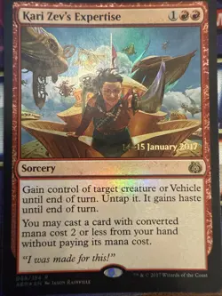Kari Zev's Expertise -Foil Light Play MTG Promos: Prerelease Cards - Image 1