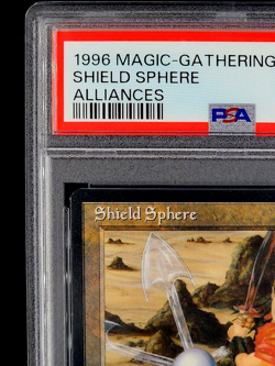 1996 MtG Magic the Gathering Alliances Shield Sphere PSA 9 *None Graded Higher* - Image 5