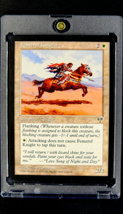 1996 MTG Magic The Gathering Mirage #18 Femeref Knight Vintage Card WOTC NM - Image 1