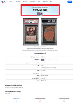 2000 MtG Magic the Gathering Nemesis #107 Nesting Wurm Uncommon PSA 10 POP 1 - Image 3