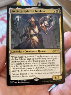MTG Wernog, Rider's Chaplain Universes Within (SLX) 008 Regular Rare - Image 3