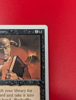 Demonic Tutor Revised Edition 1994 MTG LP+ Douglas Shuler Vintage Magic the Gath - Image 4