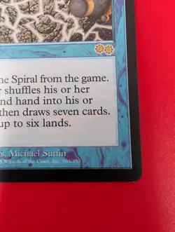 Time Spiral Urza’s Saga 1998 MTG LP Michael Sutfin Reserved List - Image 2