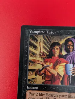 Vintage Magic The Gathering Vampiric Tutor Visions 1997 Black Instant MTG Card - Image 4