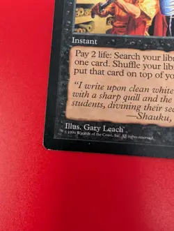 Vintage Magic The Gathering Vampiric Tutor Visions 1997 Black Instant MTG Card - Image 5