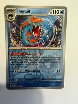 Huntail Uncommon SV10: Destined Rivals 055/182 Near Mint Reverse holo Pokemon - Image 1
