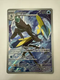 Inteleon 142/132 Mega Evolution Holo Illustration Rare Near Mint English Pokemon - Image 1