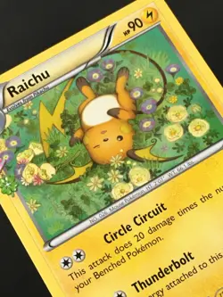 Pokemon TCG Raichu RC9/RC32 XY Generations Radiant Collection NM - Image 2