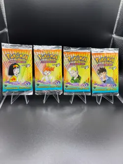 POKEMON GYM HEROES 1ST EDTION SEALED BOOSTER PACKS ART SET - Image 1