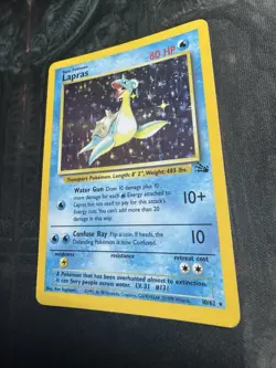 Pokemon TCG - Lapras 10/62 Holo Rare - WOTC Fossil Unlimited - Image 3
