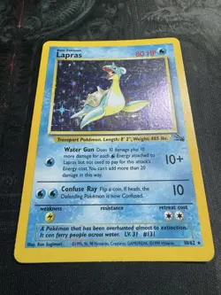 Pokemon TCG - Lapras 10/62 Holo Rare - WOTC Fossil Unlimited - Image 5