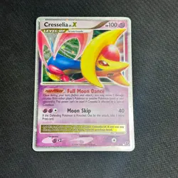 Cresselia LV. X 103/106 Great Encounters Holo Rare Pokemon 2008 - MP - Image 1