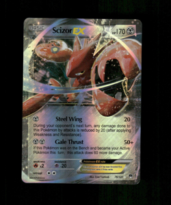 Custom HOLO SCIZOR Card SCIZOR Ex READ DESCRIPTION BELOW a1 - Image 1