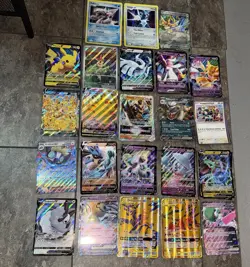 Pokemon TCG Jumbo Oversized Card Lot Of 49 Rayquaza, Pikachu, Lugia, Sylveon - Image 1