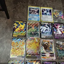 Pokemon TCG Jumbo Oversized Card Lot Of 49 Rayquaza, Pikachu, Lugia, Sylveon - Image 4