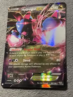 Hydreigon EX 62/108 Ultra Rare Pokemon Card XY Roaring Skies 2015 NM - Image 2