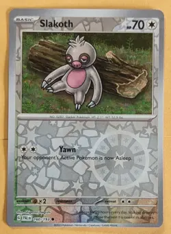 Scarlet & Violet TCG Pokemon Card Paldea Evolved 2023. Slakoth 160/193 - Image 1