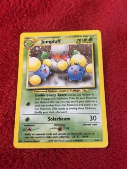 Jumpluff 09/64 Neo Revelation Holo Pokemon Card Played - Image 5