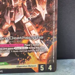 Deathscythe GD01-025 LR Foil Gundam Newtype Rising Card Game XXXG-010 Near Mint - Image 5
