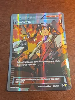 Blacksmith Full Art Alternate Art Holo Lp-Pokemon Card - Image 1