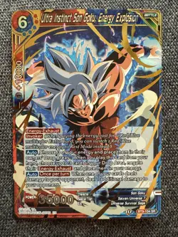 Ultra Instinct Son Goku Energy Explosion BT9 SR Foil Dragon Ball Super Card Game - Image 1