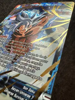 Ultra Instinct Son Goku Energy Explosion BT9 SR Foil Dragon Ball Super Card Game - Image 3