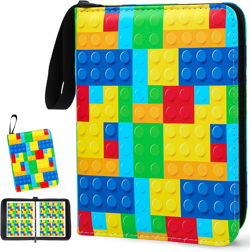 400 Pocket Trading Card Binder with 50 Removable Sleeves, Portable Zippered Card - Image 1