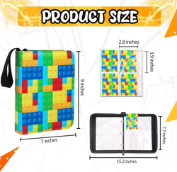 400 Pocket Trading Card Binder with 50 Removable Sleeves, Portable Zippered Card - Image 2